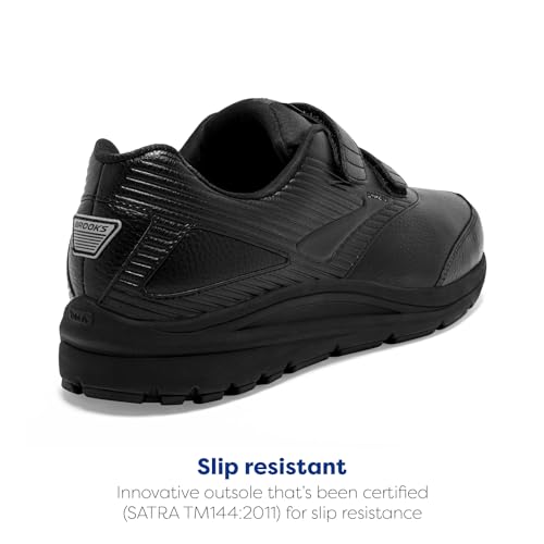 Brooks Addiction Walker V-Strap 2 Women's Walking Shoe - Black/Black - 11.5