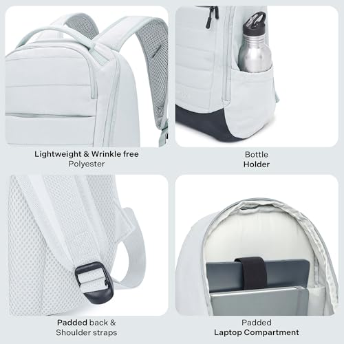 Image of ASSEMBLY Float Travel Backpack for Men & Women - 25 Liters | Water-Resistant Premium Polyester Backpack with Padded Laptop Compartment (fits upto 15.6 inches) | Lightweight Travel Bag