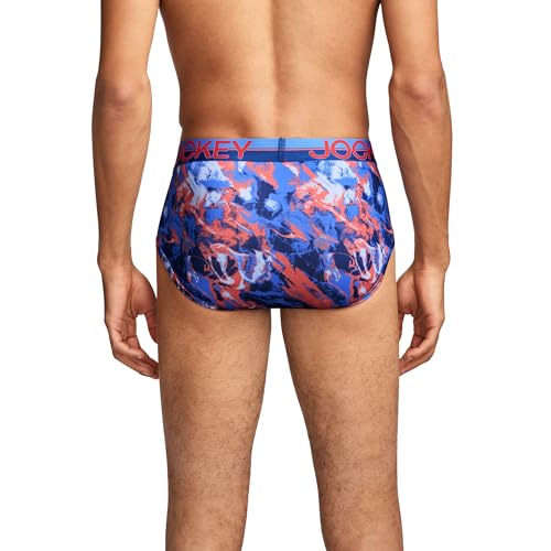 Jockey Men's Underwear Infinite Cool Microfiber Stretch Brief - 3 Pack, Solar Flare, S - image 3