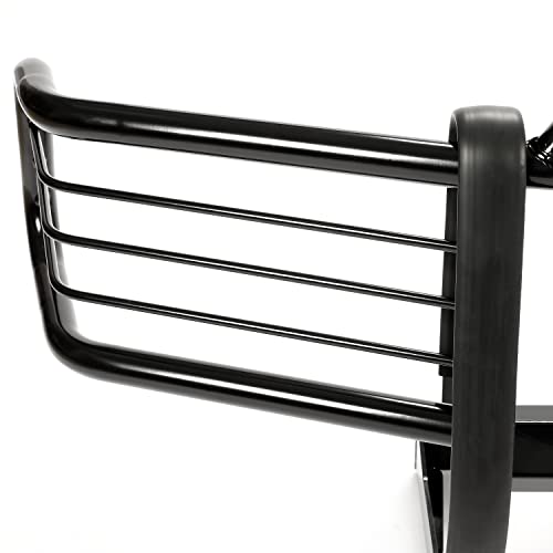Hecasa Grille Brush Guard Compatible With 1998-2004 Chevy Chevrolet S10 Blazer S Sonoma Hombre Bravada Jimmy Envoy Steel Black Powder Coated #TOP6