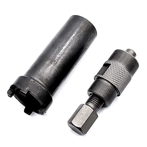 24mm&27mm Magneto Flywheel Puller Tool and Starter Clutch Lock Spanner Removal ToolÂ forÂ GY6 125cc 150cc ATV Dirt Bike