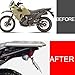 KLR650 Fender Eliminator Tail Tidy Fit Compatible with 2022-2025 KLR 650 - Motorcycle License Plate Bracket