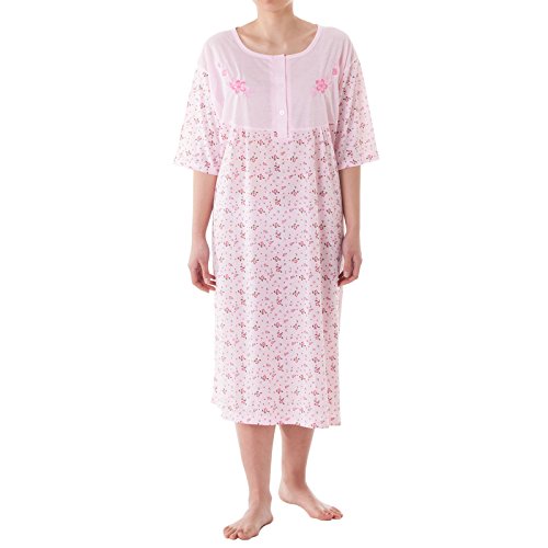 Romesa Lucky - Chemise de nuit - Grandes tailles, Rose, XXXXL Cover