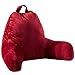 Cheer Collection Kids Size Reading Pillow with Arms for Sitting Up in Bed (Maroon)