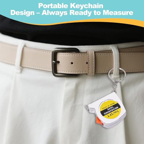 Mini porte-clés à mesurer rétractables pour ne plus jamais manquer de règle - 5