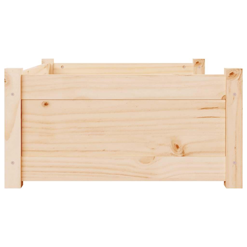 vidaXL Cama para Perros Madera Maciza de Pino 75,5x55,5x28 cm Mascotas Gatos