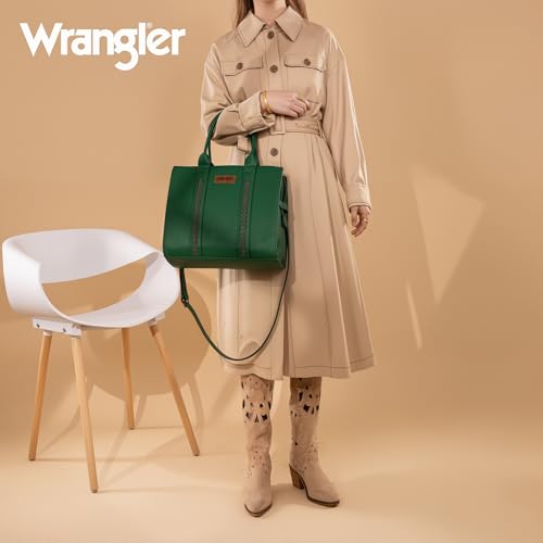 Image of Montana West x Wrangler Tote Bags Purses for Women Work Top-Handle Handbags with Strap