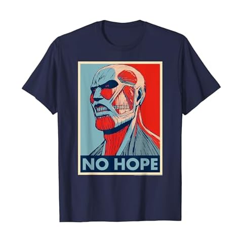 Attack on Titan Colossus Titan No Hope Poster T-Shirt Cover