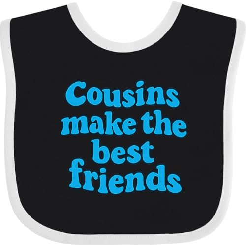 inktastic Cousins Make the Best Friends Blue Baby Bib
