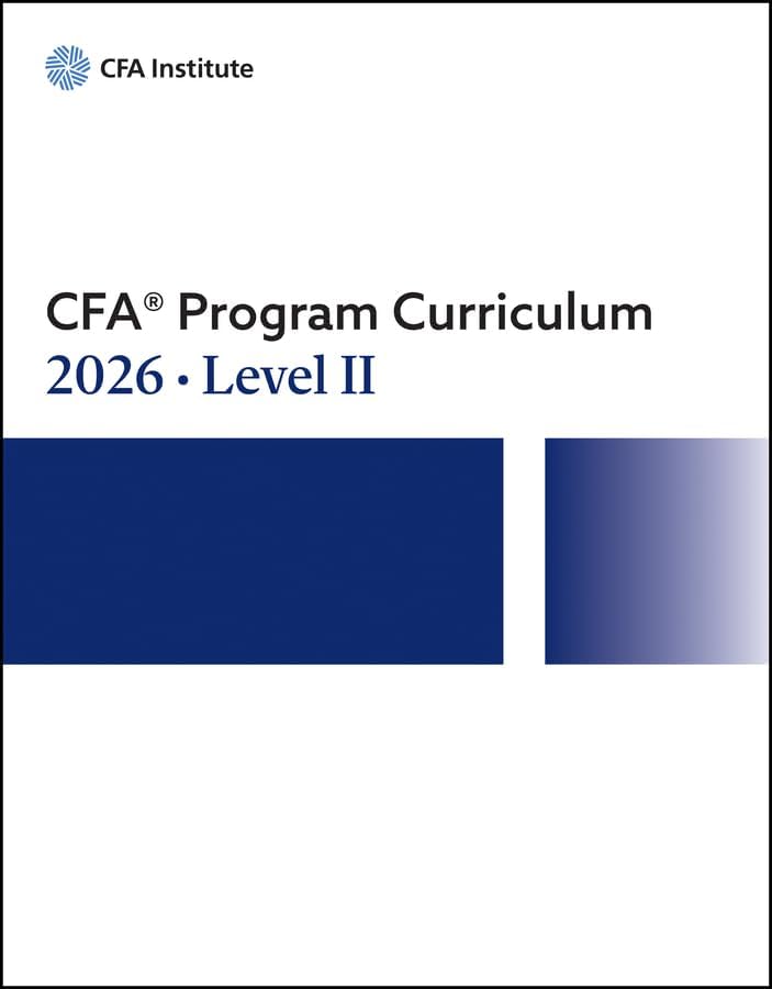 2026 CFA Program Curriculum Level II Box Set eBook : CFA Institute ...