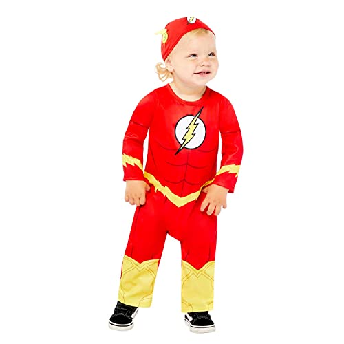 Disfraz de Flash para bebé y niño pequeño traje de superhéroe Warner Bros de Amscan 2