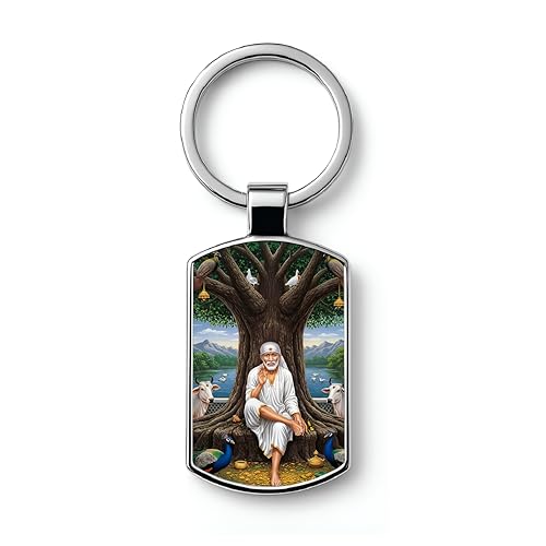 Image of Premium Printed Metal Keychain for Men & Women | High-Definition Artwork Print | Durable Key Ring for Car, Bike, Home & Office Keys | Stylish Decorative Key Holder Gift