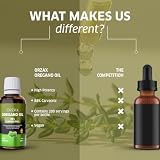 ORZAX Olejek oregano – 88% karwakrolu, wysoka dawka, 100% olejek oregano z anatolii, Origanum Vulgare, wegański i sprawdzony laboratoryjnie, olejek premium z oregano, 30 ml