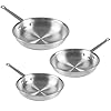Tiger Chef Frying Pan Set - Commercial Aluminum Restaurant Fry Pans skillets - 7 Inch, 8-Inch, 10 in. Cookware Set with Silicone Sleeve Commercial Grade #1
