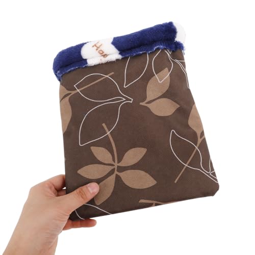 FRCOLOR 2 Stück Igel-Kuschelsack Für Hamster Warmes Nest Haustiertasche Guinea-Hängematte Für Käfigbett Hamster-Warmtasche Meerschweinchen-Schlafsack Haustiersack, Zufällige Farbe