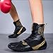 Imagen de BLBK Zapatos de Boxeo para Hombres Calzado de Lucha Combate Boxeadores Juveniles Muay Thai Kickboxing Sparring Entrenadores Respirables Botas de Boxeo zapatillas de lucha para hombres