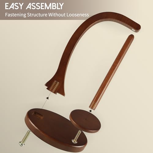 wooden yarn holder for crocheting upgrade larger size amp magnetic rotating pendulum yarn ball dispenser stand yarn spinner as surprise gift for knitting lovers walnut