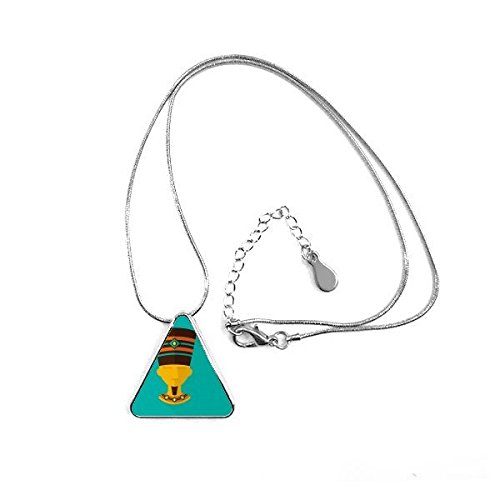 Collier égypte antique pharaon amon sous forme de pendentif triangle pour cadeau