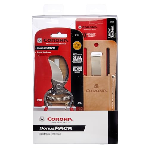 Tijeras de Podar Corona Clipper SP9934 3/4 pulg con Funda de Cuero miniatura 1