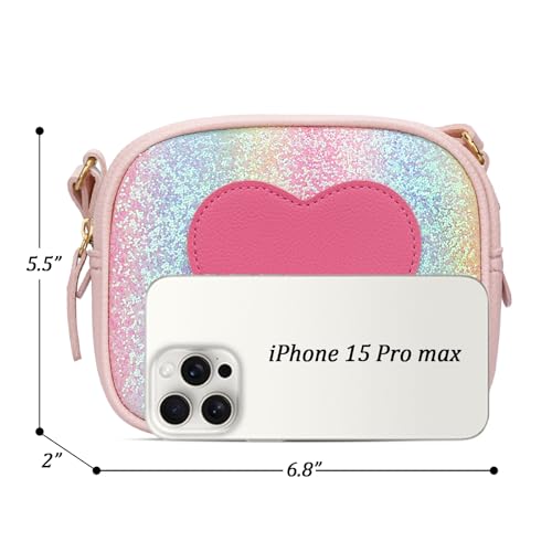Image of KKXIU Birthday Gifts for Girls Initial Toddler Purse Cute Kids Crossbody Bag