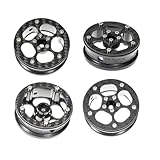 1_8-SPWEL-CF-B-US RampCrab Super Wheels - Ruote Beadlock in fibra di carbonio da 46 mm, adatte per SCX24, TRX4M, FCX24, CR18P, Style B