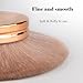 Nail Art Dust Brush Soft Nail Dust Powder Remover Brush Nail Cleaning Brushes Manicure Duster Tools (Rose Gold)
