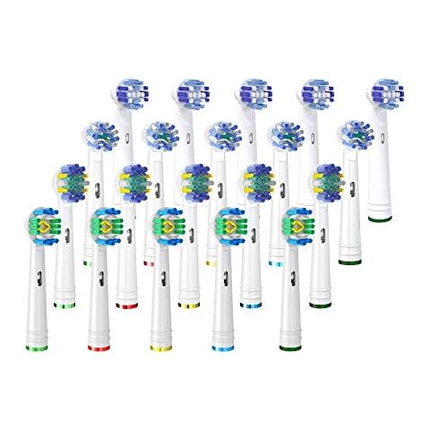KAV PLUS 20 Pack Replacement Toothbrush Heads Cover