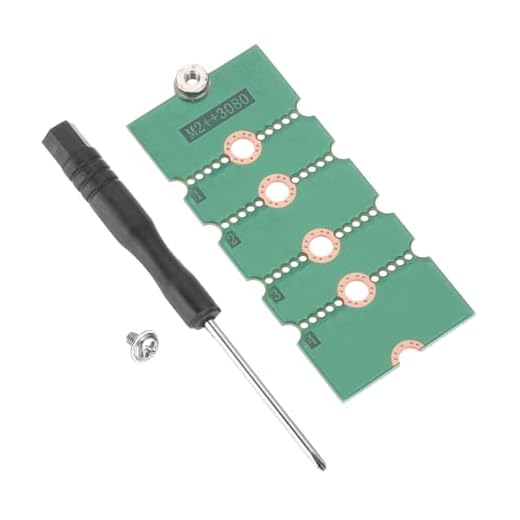 Generic M2+ M.2 NGFF/NVME Length Extend Adapter 2230, 2242, 2260, 2280 Multipurpose SSD Extension Bracket Card Plate PCB Board for PC Computer Case Green