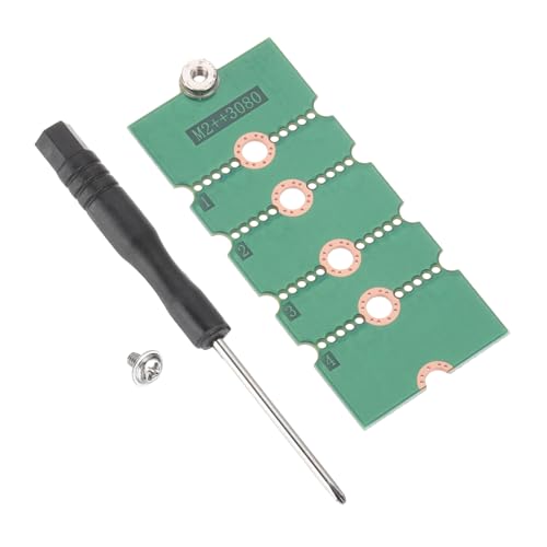 sourcing map 2 adaptadores de extensión de longitud M2+ M.2 NGFF/NVME 2230, 2242, 2260, 2280, multiuso, SSD, soporte de extensión, placa PCB, placa PCB para PC, color verde