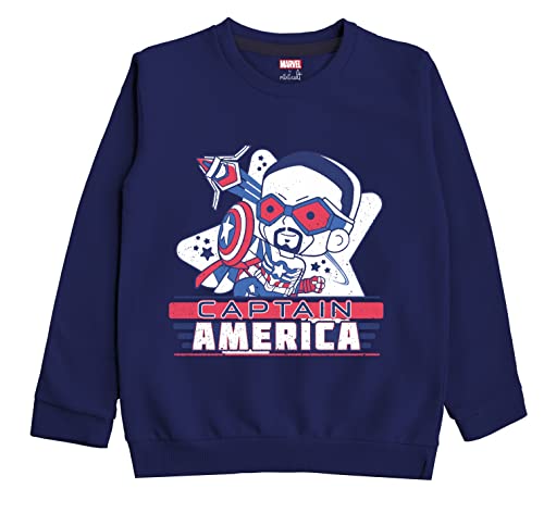 Image of minicult Spiderman Regular Fit Character Printed Full Sleeve Sweatshirt for Boys and Girls(Pack of 1)(15-16 Years)