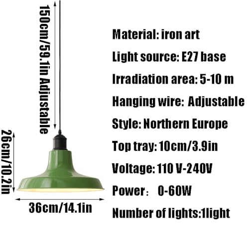 Suspension E27 pour plafond bas, lustre industriel gain de place - 7