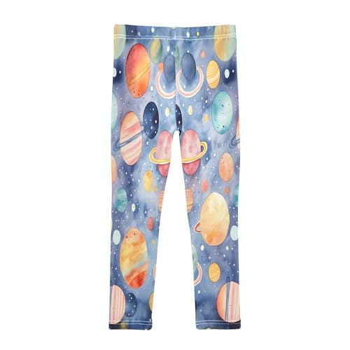 Toddler Girls Leggings Printed Yoga Pants Leggings Cloud Layer Starry Sky for Kids2