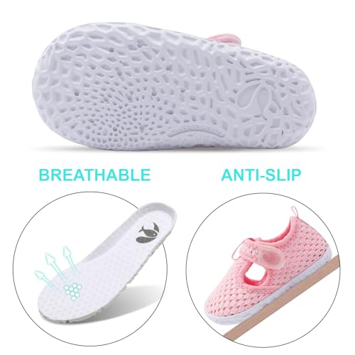 Image of FEETCITY Baby Boys Girls Water Sport Shoes Barefoot Kids Aqua Socks Quick-Dry Beach Swim Pool Shoes