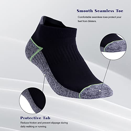 Image of Kodal Copper Ankle Athletic Running Socks Moisture Wicking Odor Control for Sweaty Feet