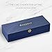 Waterman Hémisphère Rollerball Pen | Black & Blue Lacquer with Palladium Coated Trim | Fine Point | Black Ink | Gift Box