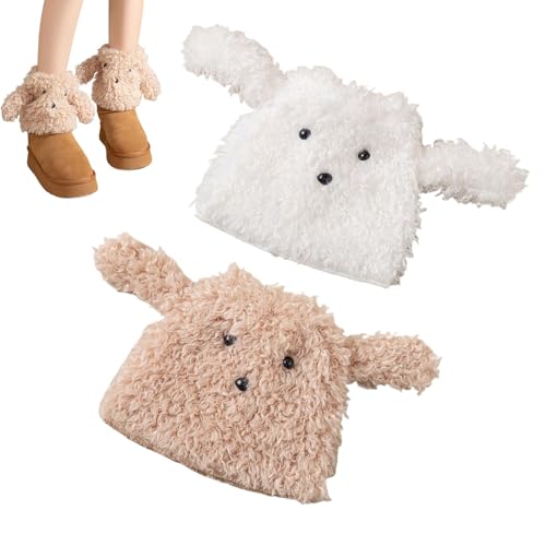 Accesorios de invierno acogedores estilo bota de cachorro para regalar a mujeres