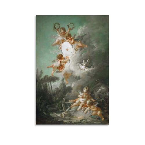 Francois Boucher peinture poster déco murale et impression sur toile esthétique 50x75