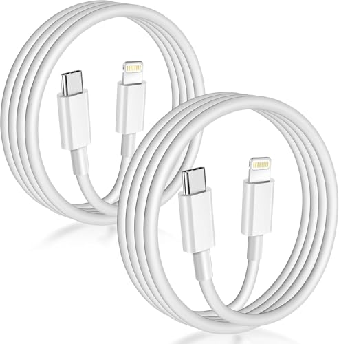 Image of Pack Of 2 Rapid Charging Cable For Apple Magic-Keyboard /Magic-Mouse /Magic-Keyboard iPad Key-board and Case /Magic Trackpad Charger Cable Lightning to USB Cable (USB C to Lighting)