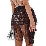 ❤❤Uso multiplo: questo Sarong è Multi Wear, puoi usarlo come copertura, coperta da spiaggia, scialle, sciarpa, gonna o anche come abito.Eccellente da abbinare a un costume da bagno. Ideale per tutta la stagione estiva.