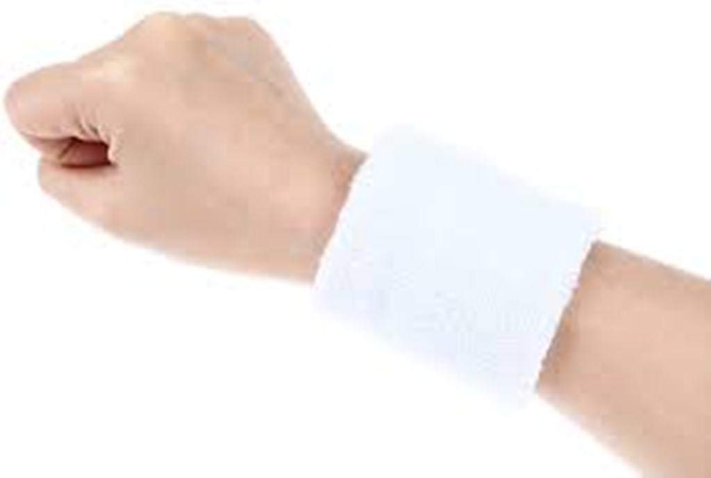 Just rider Wrist Band for Gym Workout (Pack of 2) (White) (B07MD12VX2) Amazon Price History, Amazon Price Tracker