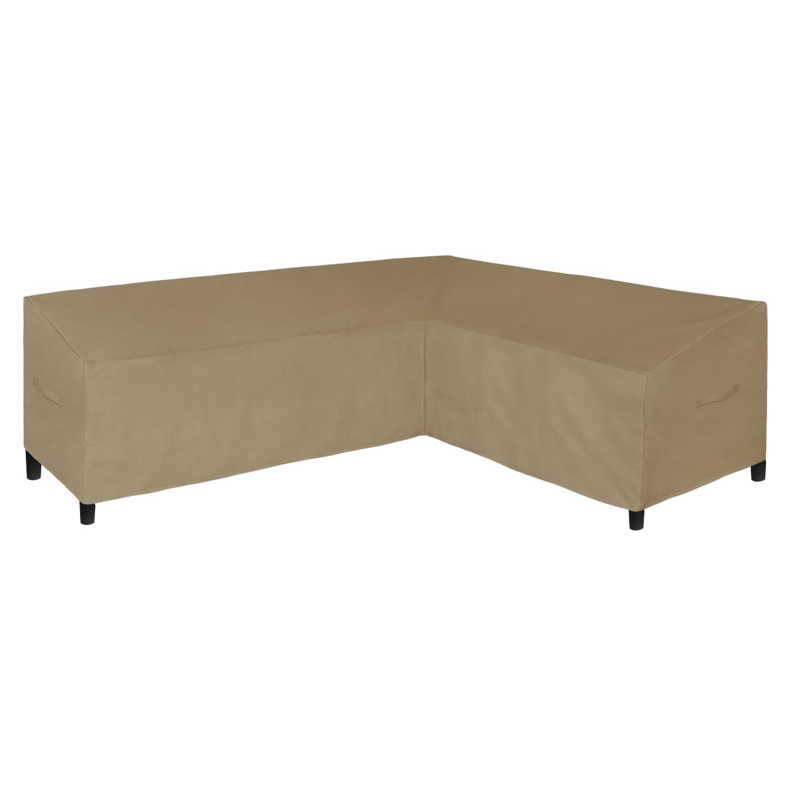 Easy-Going 600D Patio L-Shaped Sectional Sofa Cover, 110"X85",Right Facing