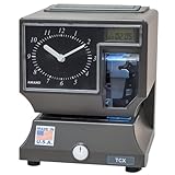 AMANO Orologio orario affidabile e facile da usare e timbratura macchina (TCX-21)
