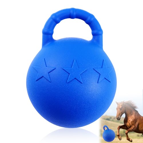 Seenelling 10 Inch Horse Ball with Handle