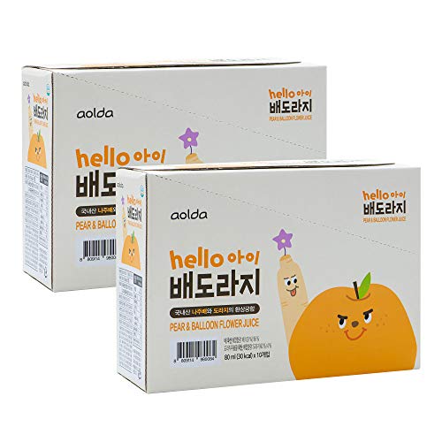 Korean Pear Bellflower Root Juice – A Nutritious, Natural Beverage For Kids Made From Traditional Korean Food Ingredients.