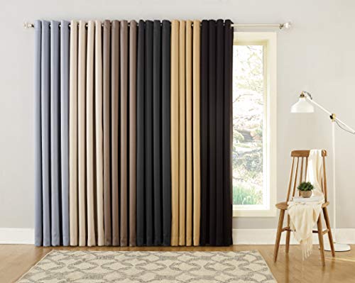 Sun Zero 62732 Nordic 2-Pack Theater Grade Noise Reducing Extreme 100% Blackout Grommet Curtain Panel Pair thumb #10