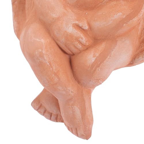Statues d'ange en poterie stable pour étagère sans risque de chute