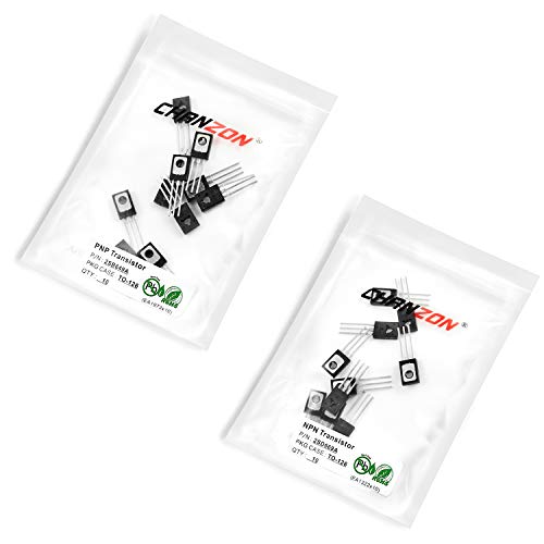 20Pcs 2Sb649A 2Sd669A (10Pcs 2Sb649A + 10Pcs 2Sd669A) To-126 Bipolar Junction Transistor Assortment - Bjt Pnp + Npn #TOP2