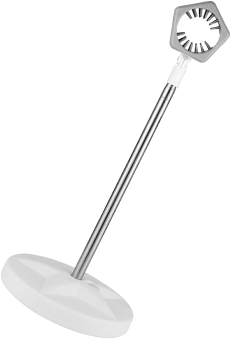 Telescopic Hair Dryer Holder Stand Adjustable 59-127cm Hands-free Floor Support for Bathroom and Salon Use Gray Hair Blower Stand
