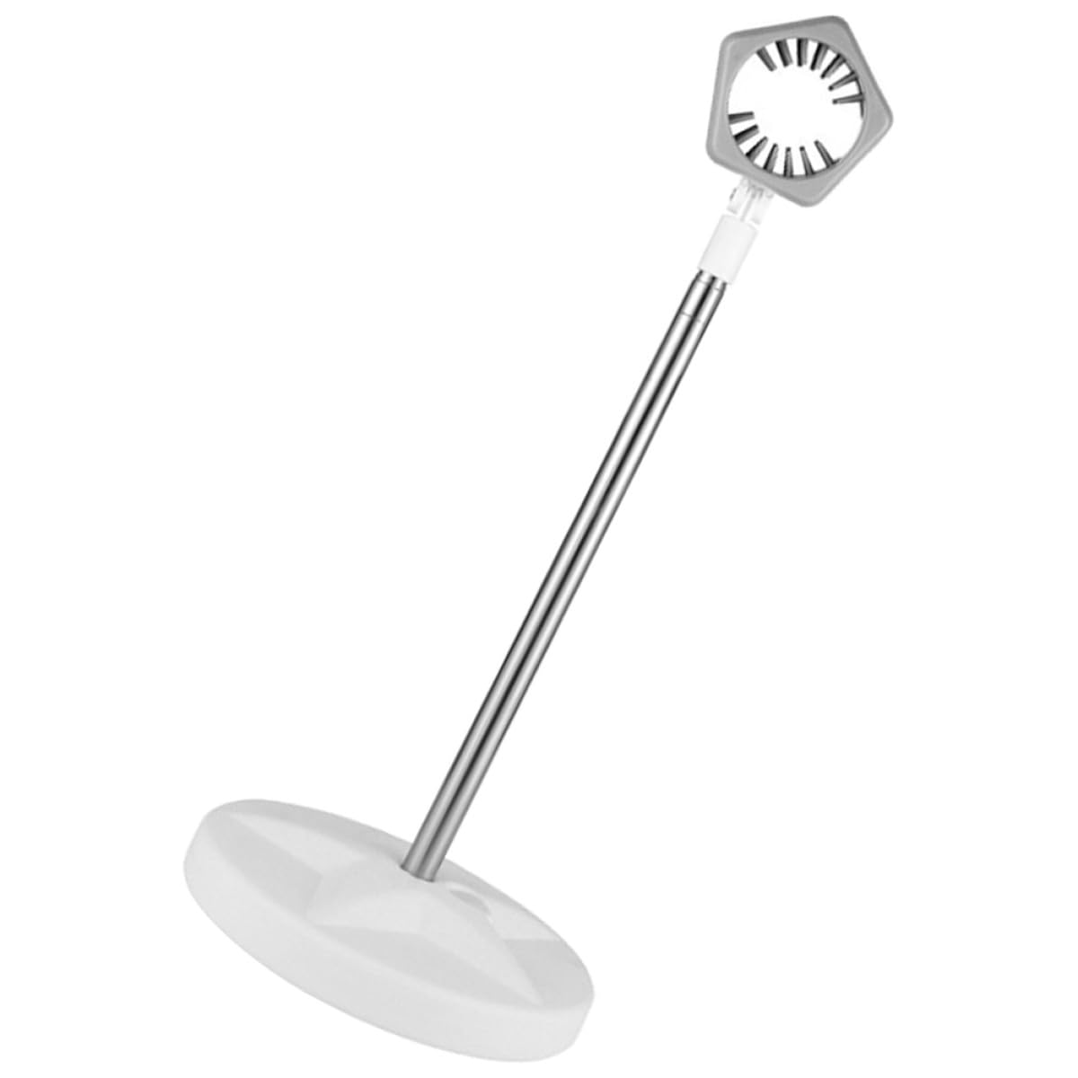 Support de sèche-cheveux réglable de sol gris 59-127 cm - 8