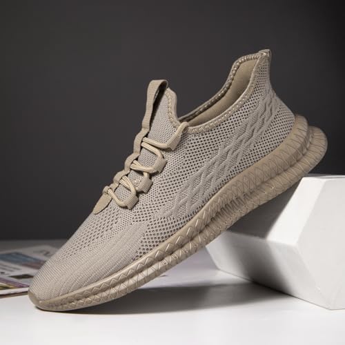 Image of Mens Slip On Walking Shoes Sneakers Running Shoes Trainers Athletic Gym Fitness Sport Shoes Non Slip Breathable Mesh Workout Fashion Breathable Comfortable